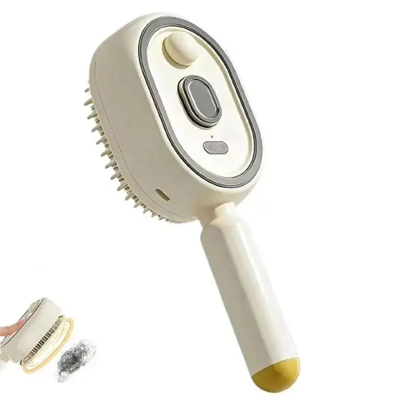 Electric Spray Air Cushions Massage Comb 3 in 1 Self Cleaning Steam Essential Oil Brush Rechargeable Spray Pet Massager Combs