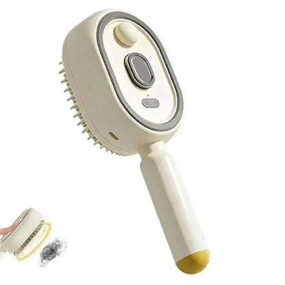 Electric Spray Air Cushions Massage Comb 3 in 1 Self Cleaning Steam Essential Oil Brush Rechargeable Spray Pet Massager Combs