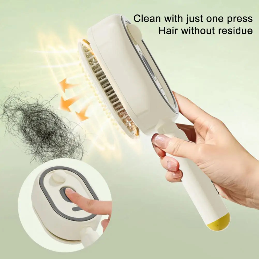 Electric Spray Hair Brush 2-In-1 Misting Hair Brush with Water Spray
