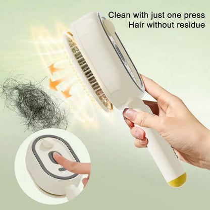 Electric Spray Hair Brush 2-In-1 Misting Hair Brush with Water Spray