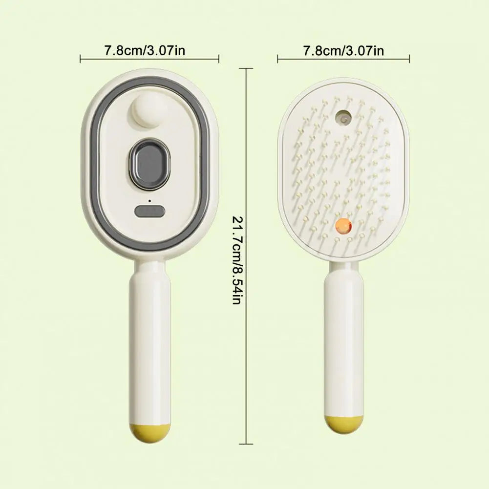 Electric Spray Hair Brush 2-In-1 Misting Hair Brush with Water Spray